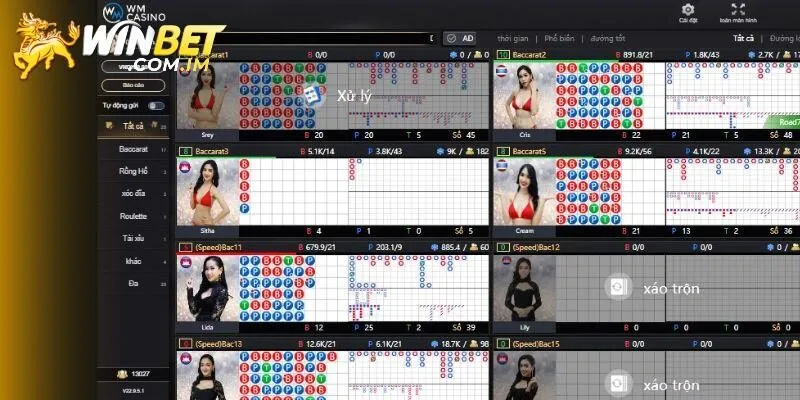 Sảnh WM Casino Winbet cực hot